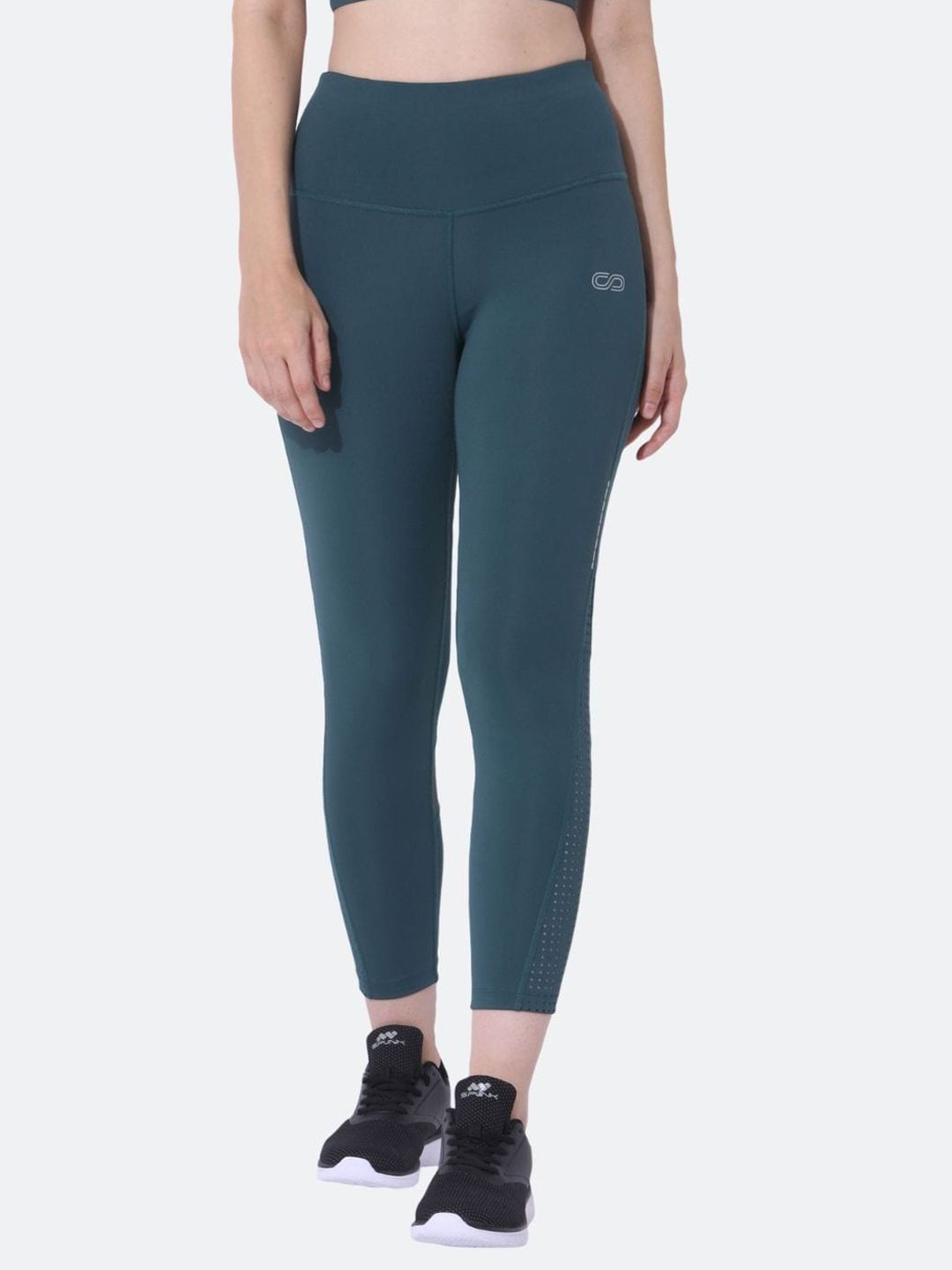 Silvertraq Teal Green Anti Odour Sports Tights Price in India