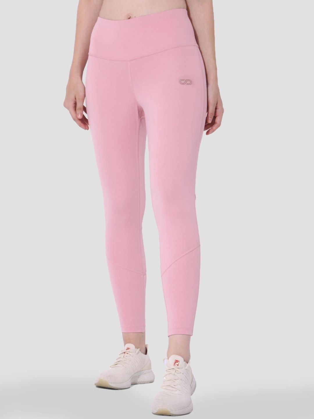 Silvertraq Women Pink Solid Tights Price in India