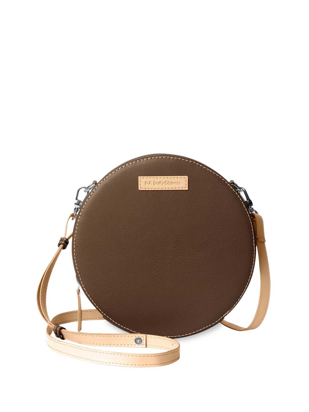 DailyObjects Brown PU Structured Sling Bag Price in India