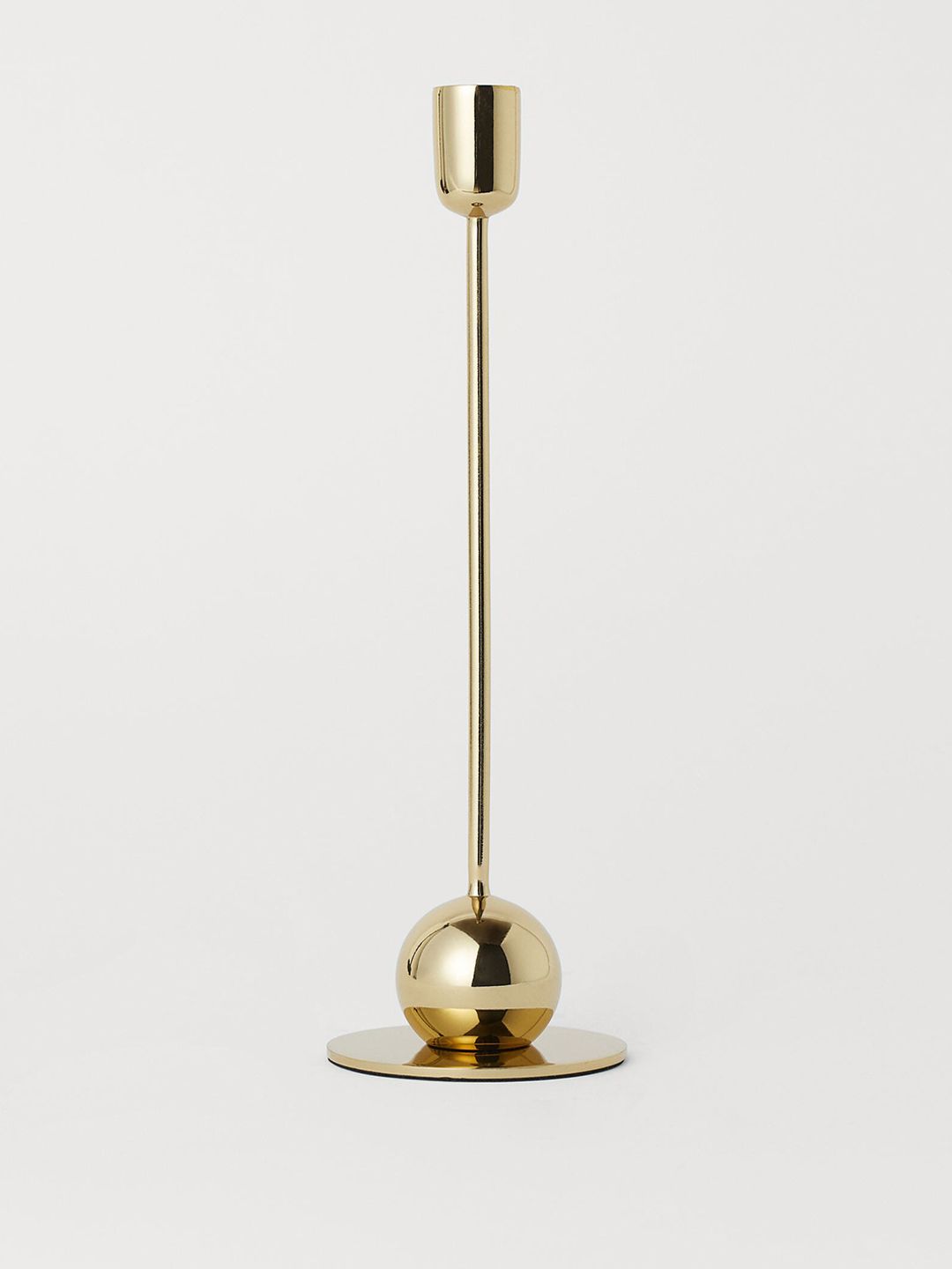H&M Gold-Toned Tall Metal Candlestick Price in India