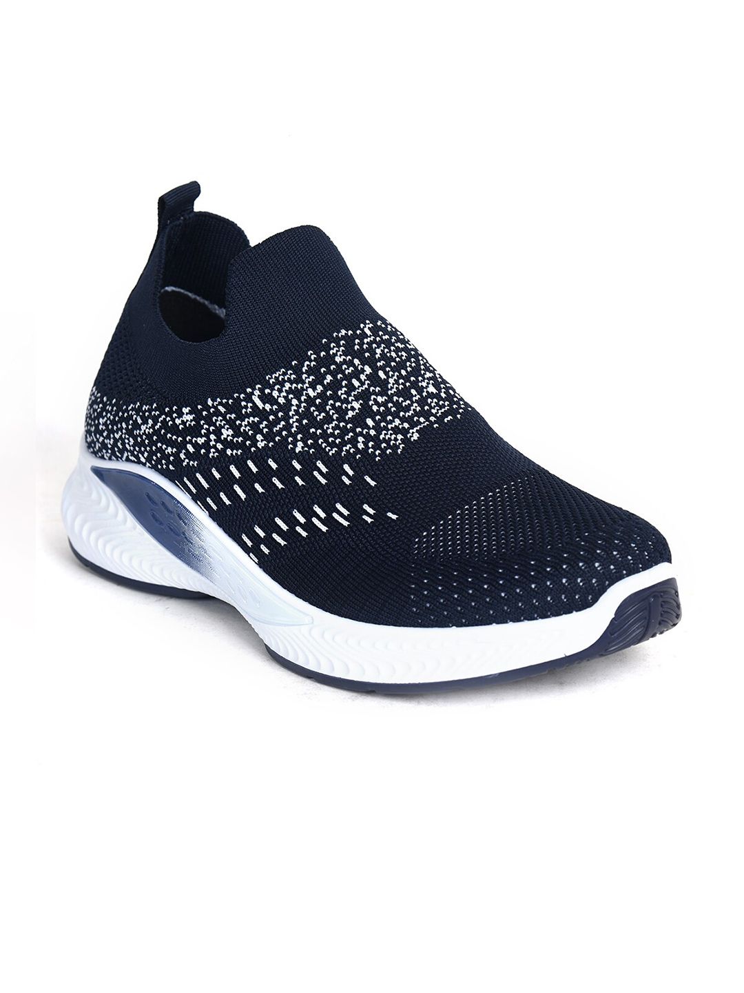 IMPAKTO Women Navy Blue Mesh Running Non-Marking Shoes Price in India