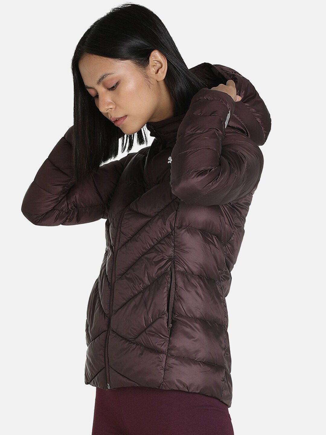 Puma Women Brown Padded Jacket Price in India