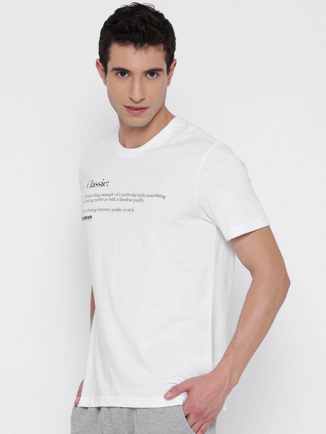 reebok classic t shirt homme or