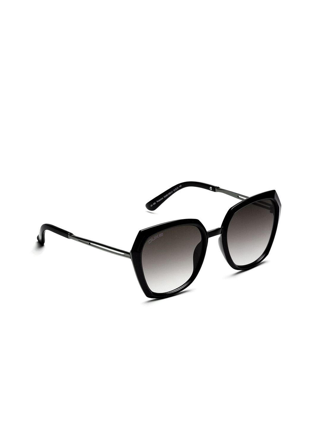 Duke Unisex Black Lens Oversized Sunglasses with UV Protected Lens DUKE-009-C1 Price in India