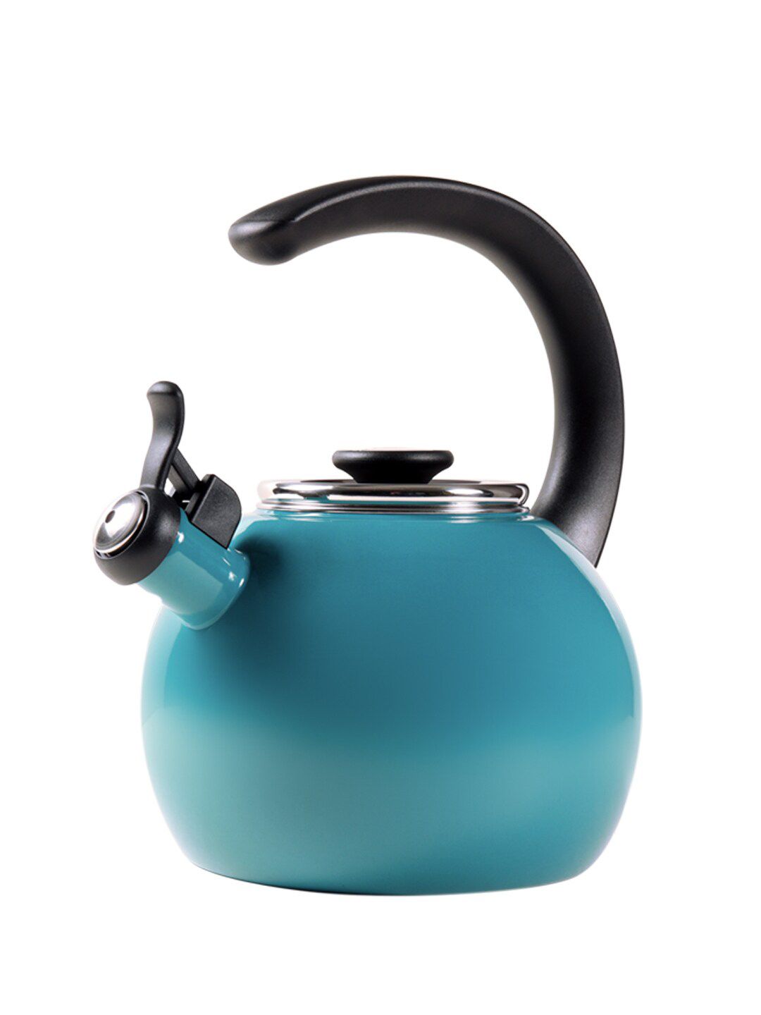 MEYER Turquoise Blue Solid Stainless Steel Glossy Kettle Price in India