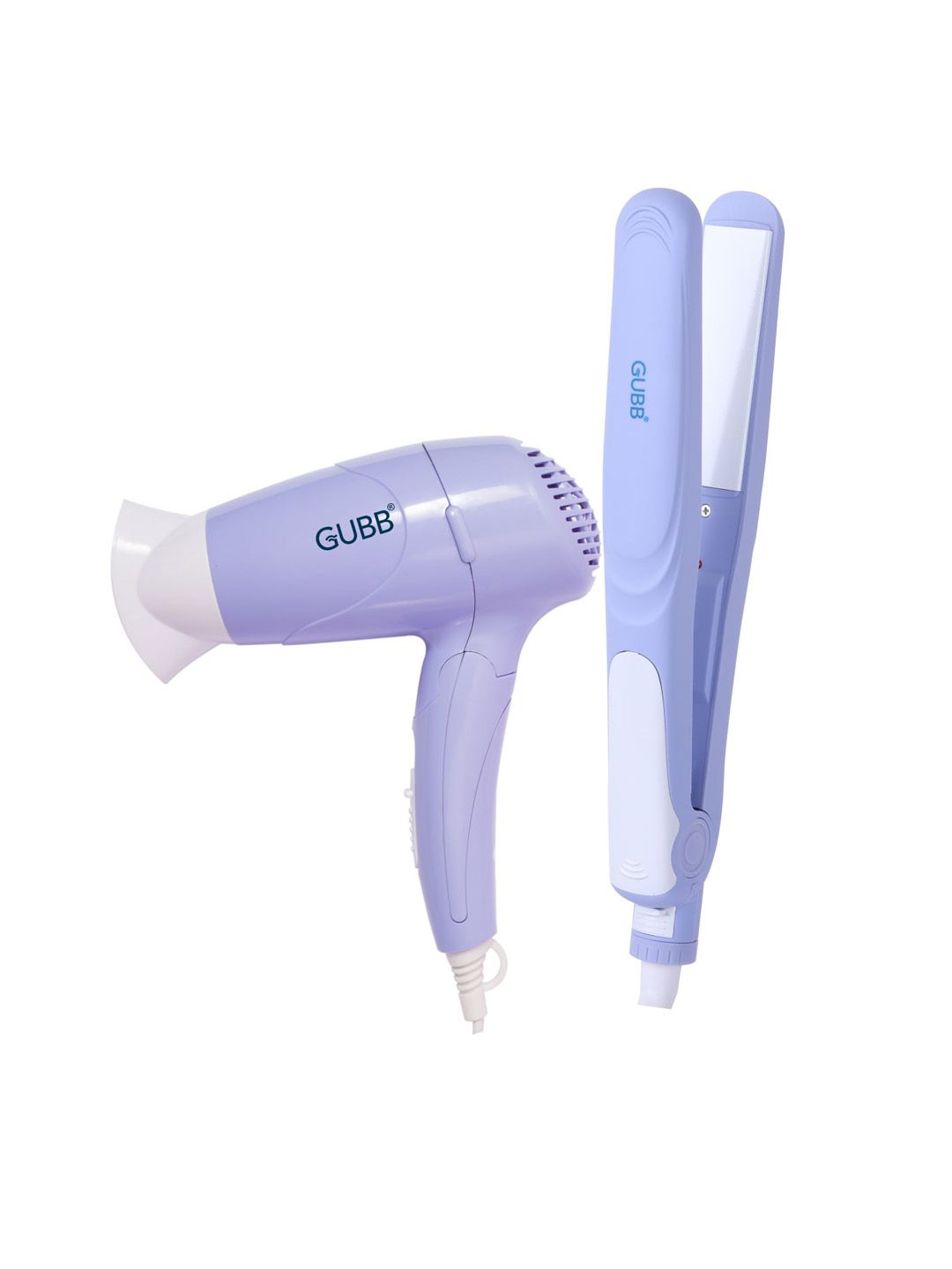 GUBB Set of Hair Dryer & Straightener - Purple Price in India