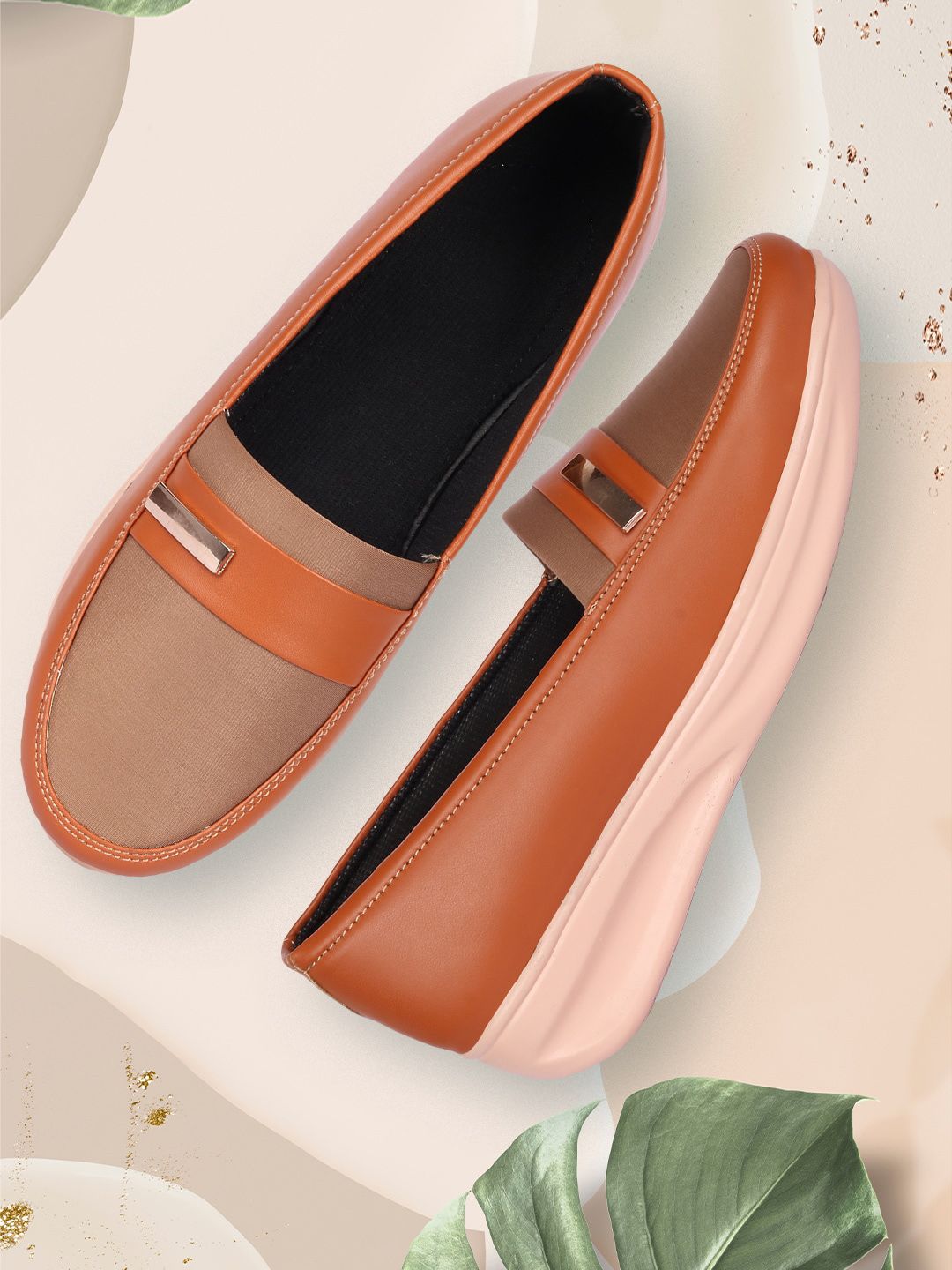 FASHIMO Women Brown Loafers Price in India