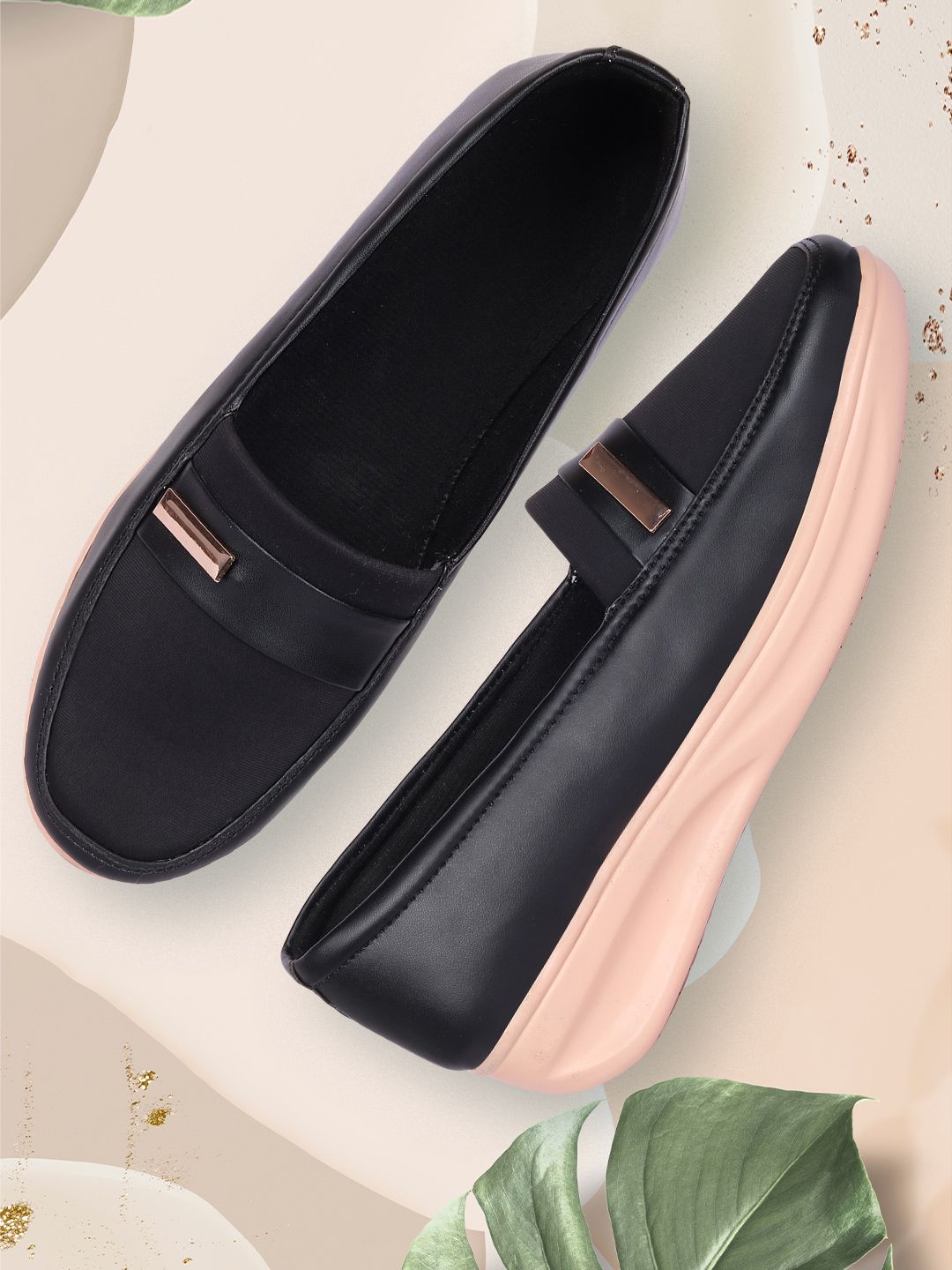 FASHIMO Women Black Loafers Price in India