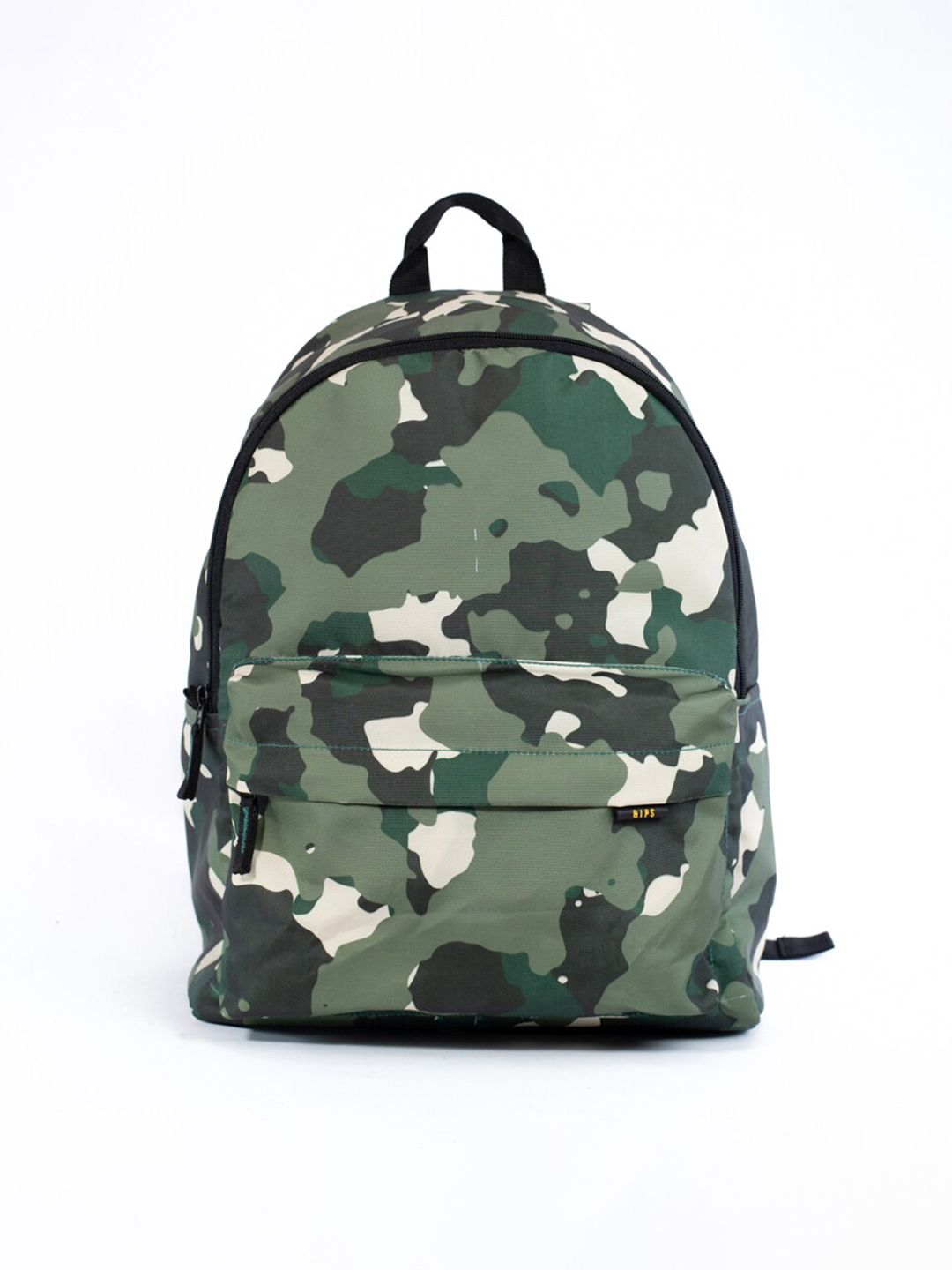 QIPS Green Camouflage Printed Backpack Price in India