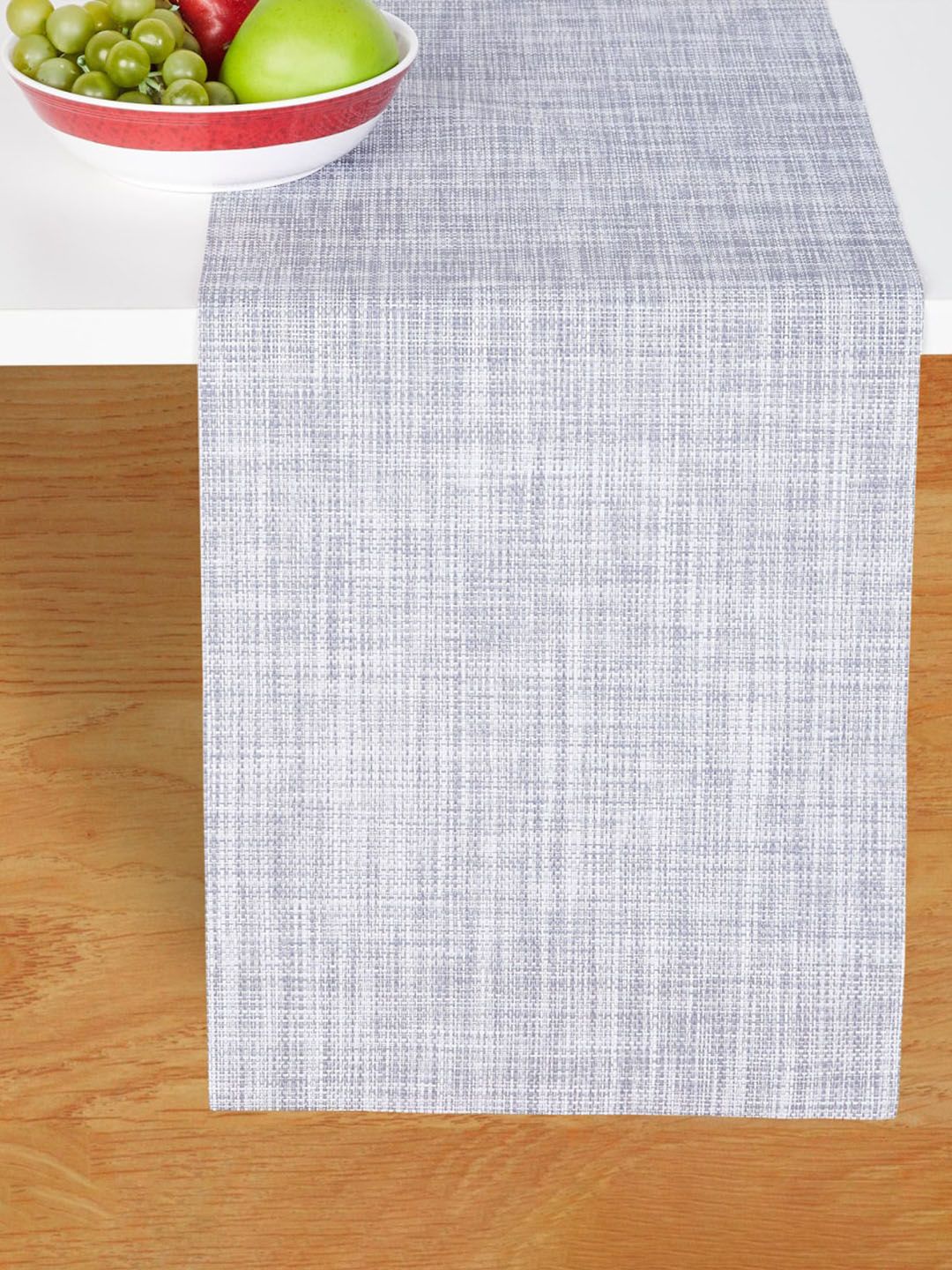 Home Centre Grey Textured PVC Table Runner Price in India