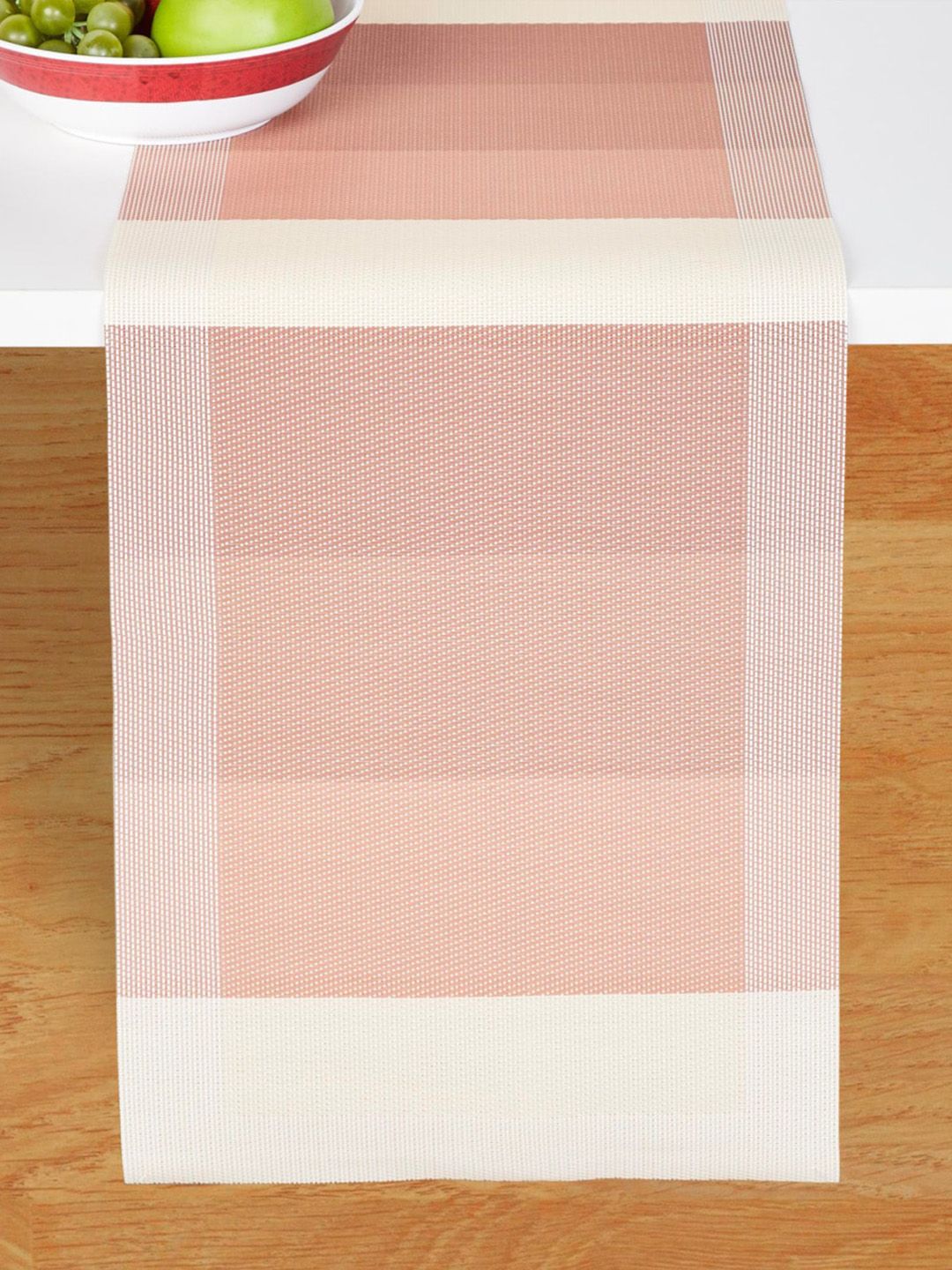 Home Centre Pink Textured PVC Table Runner Price in India