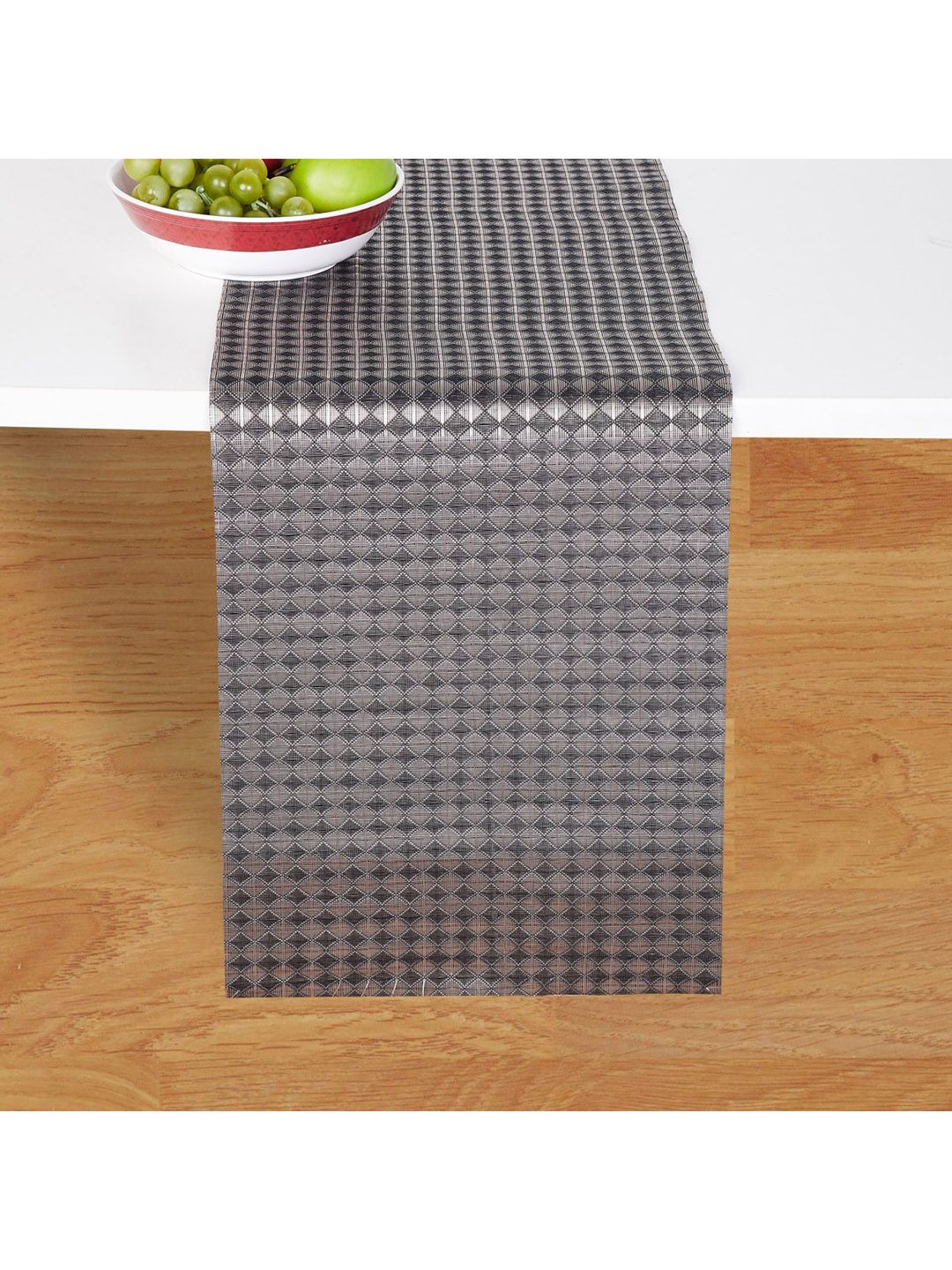 Home Centre Grey Printed Table Runner Price in India