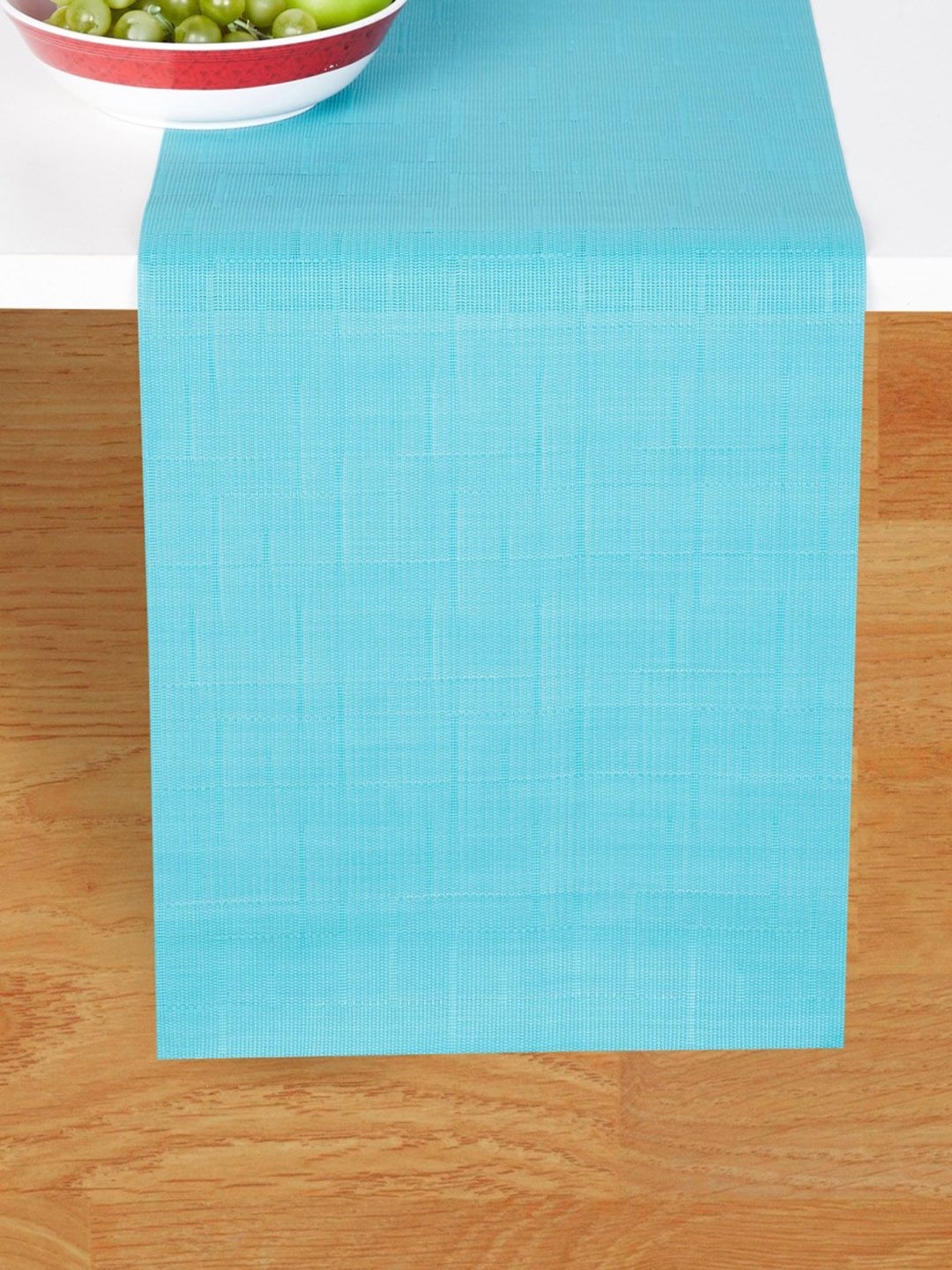 Home Centre Teal Solid PVC Table Runner Price in India