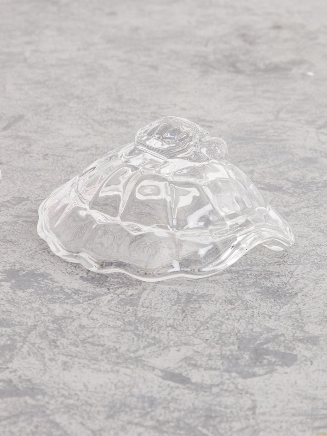 Home Centre Transparent Solid Glass Tortoise Curio Showpiece Price in India