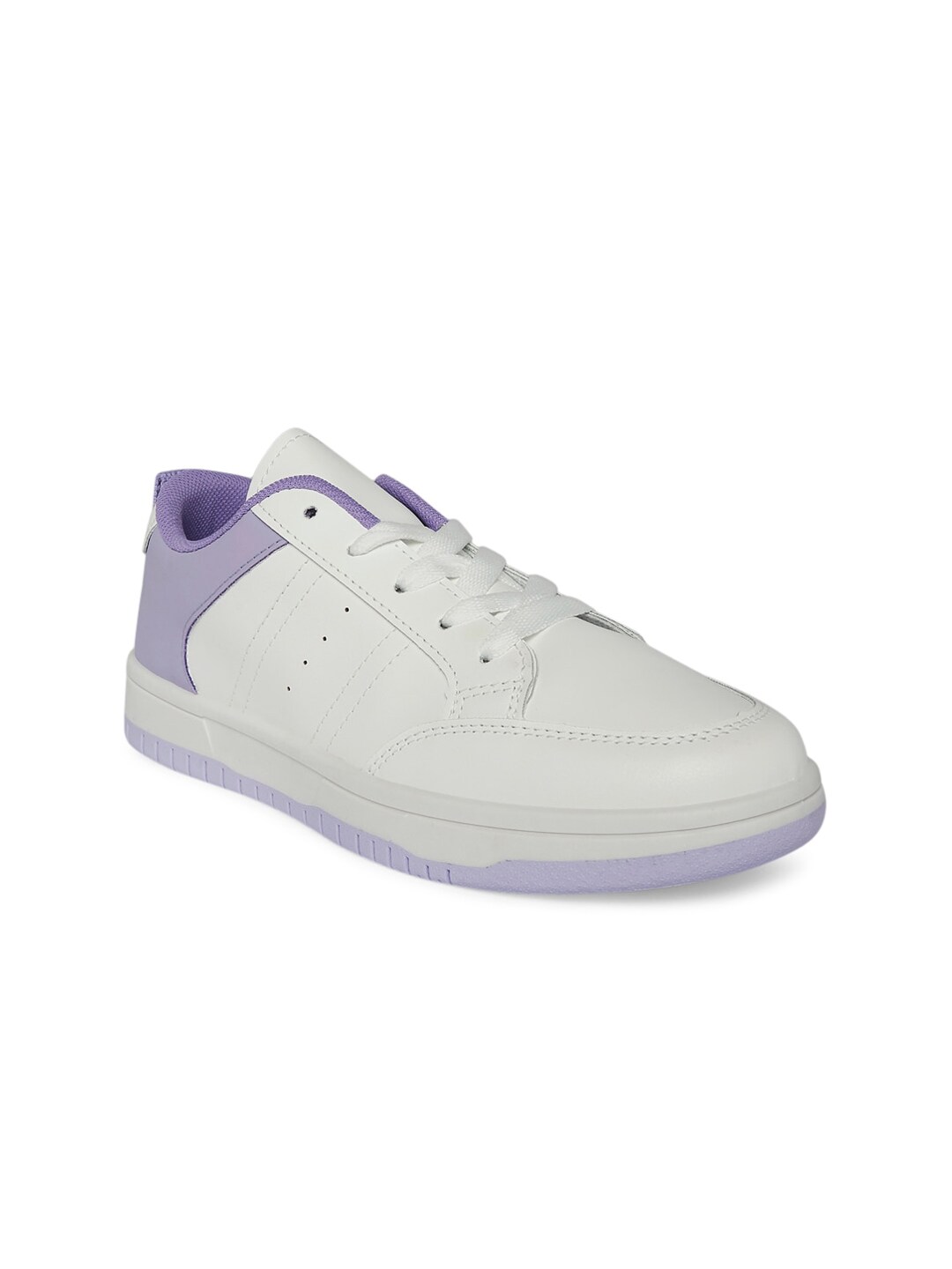 Forever Glam by Pantaloons Women White Perforations PU Sneakers Price in India