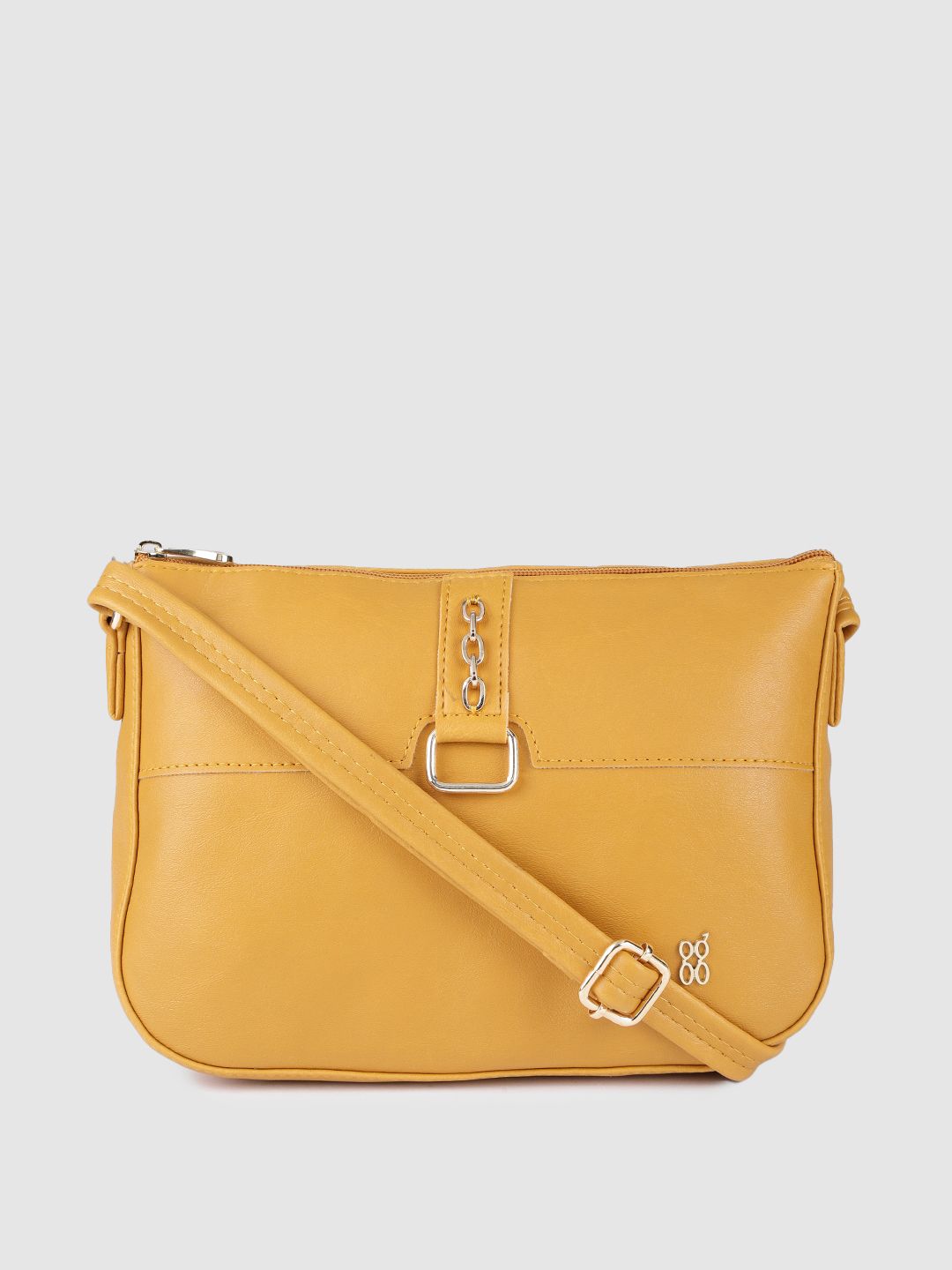 Baggit Yellow Structured Sling Bag Price in India