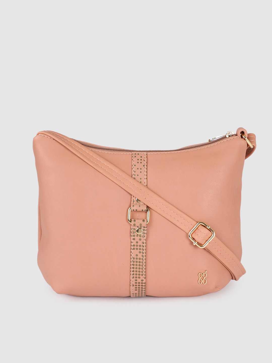 Baggit Pink Structured Sling Bag Price in India