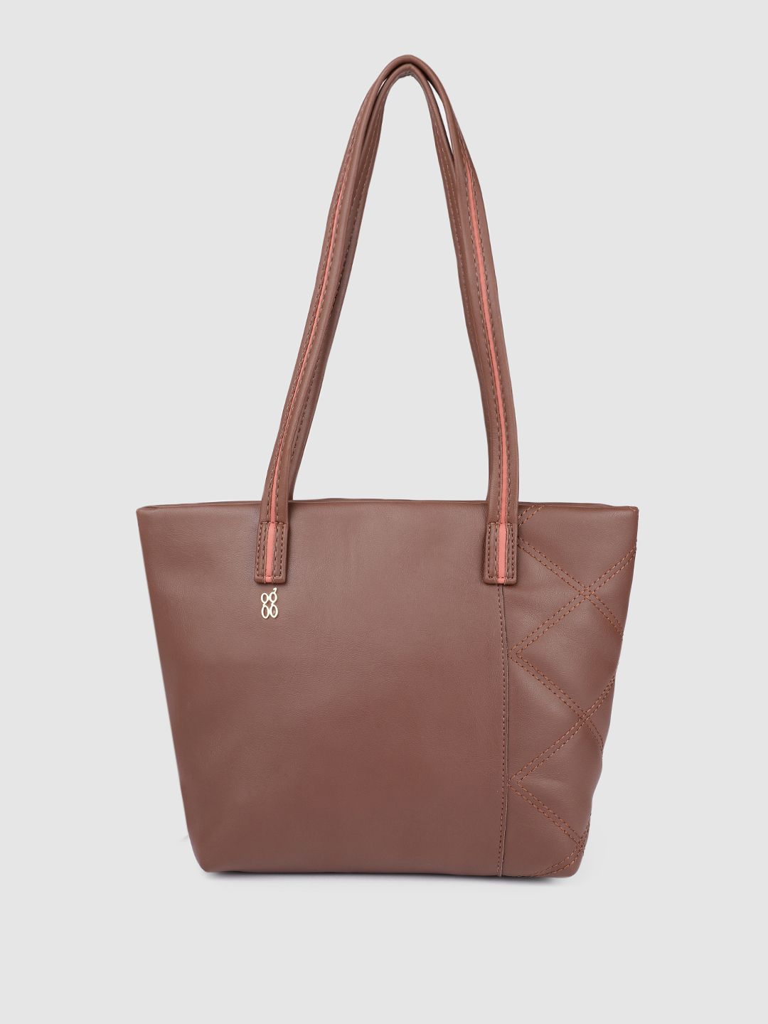 Baggit Women Brown Solid Shoulder Bag Price in India