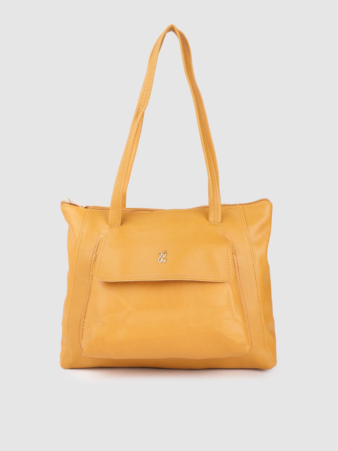 Baggit Mustard Structured Shoulder Bag Price in India