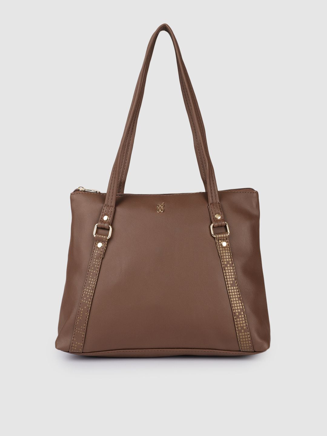 Baggit Women Brown Structured Shoulder Bag Price in India