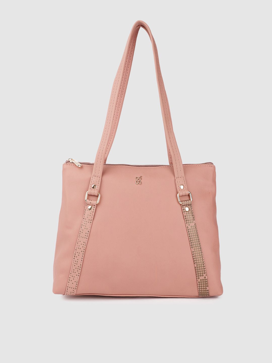 Baggit Pink Structured Shoulder Bag Price in India