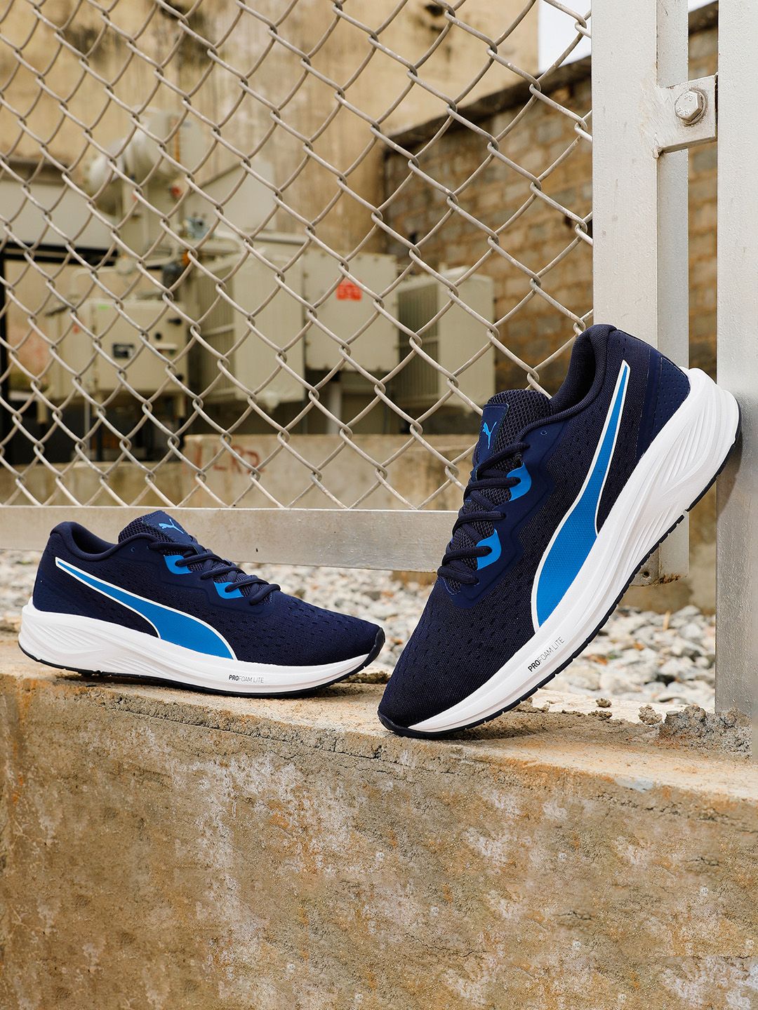 Puma Unisex Navy Blue ProFoam Aviator Running Shoes