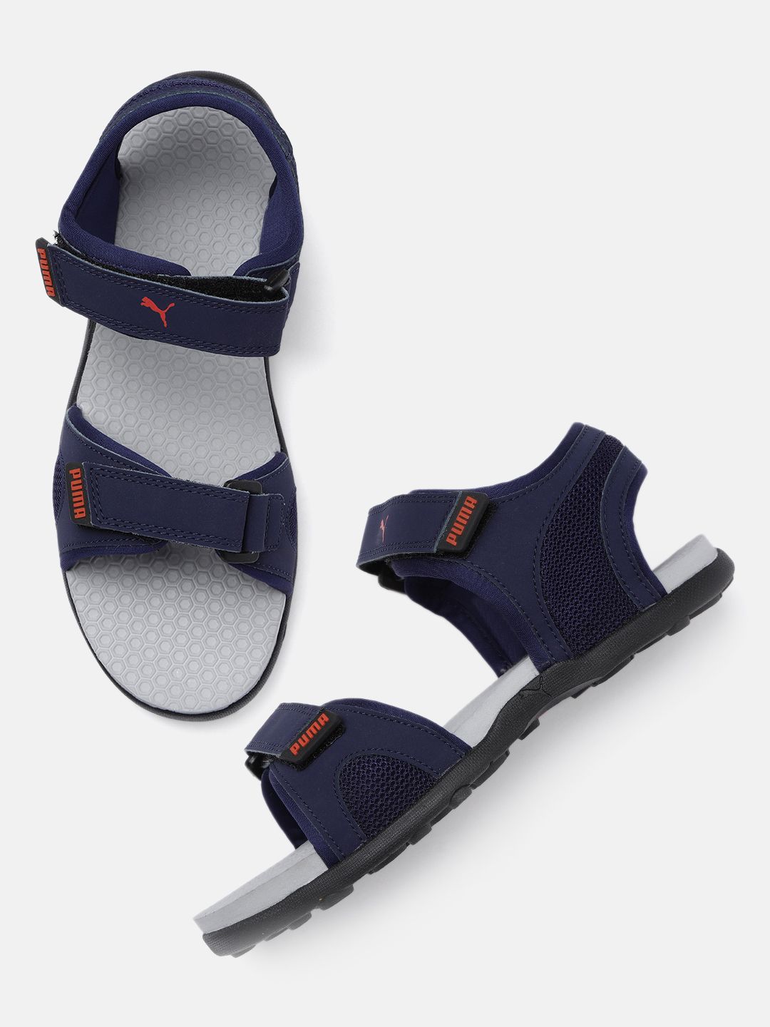 Puma Unisex Navy Blue Relay MU Sports Sandals Price in India