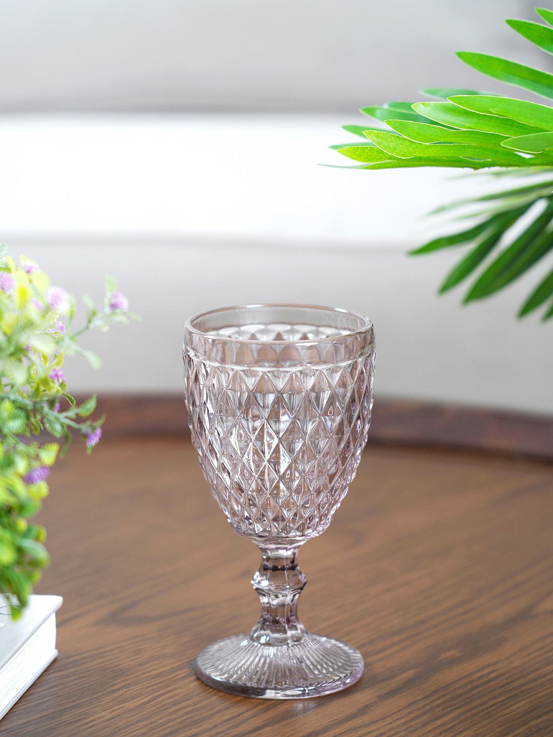 Pure Home and Living Set of 6 Wine Glass Price in India