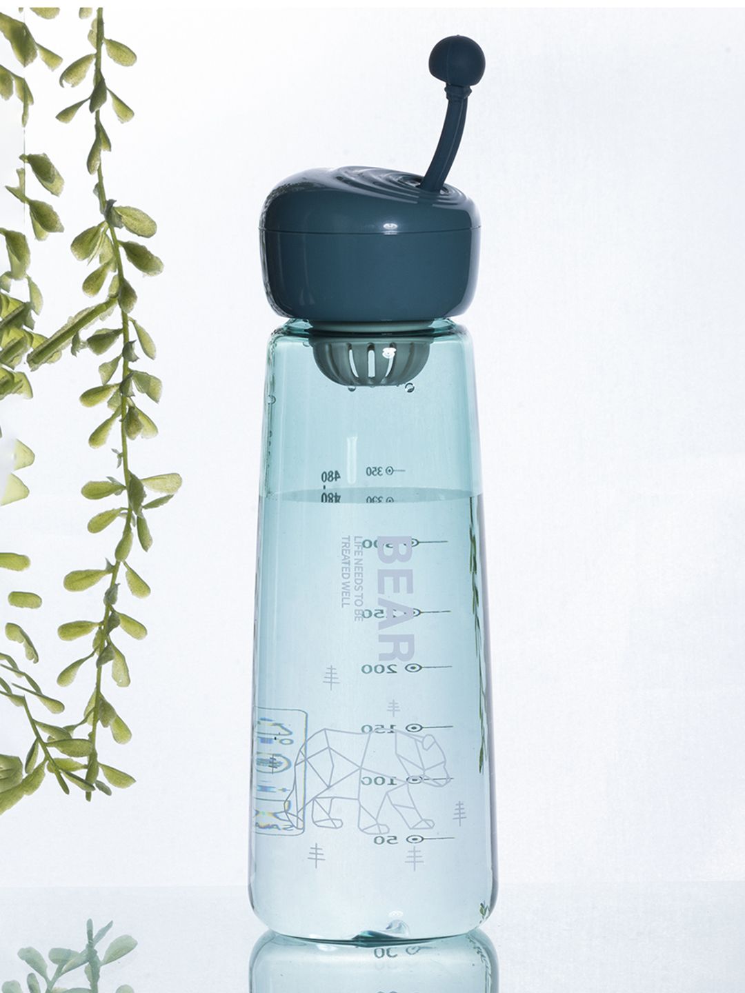 MARKET99 Sea Green Printed Water Bottle 480 Ml Price in India