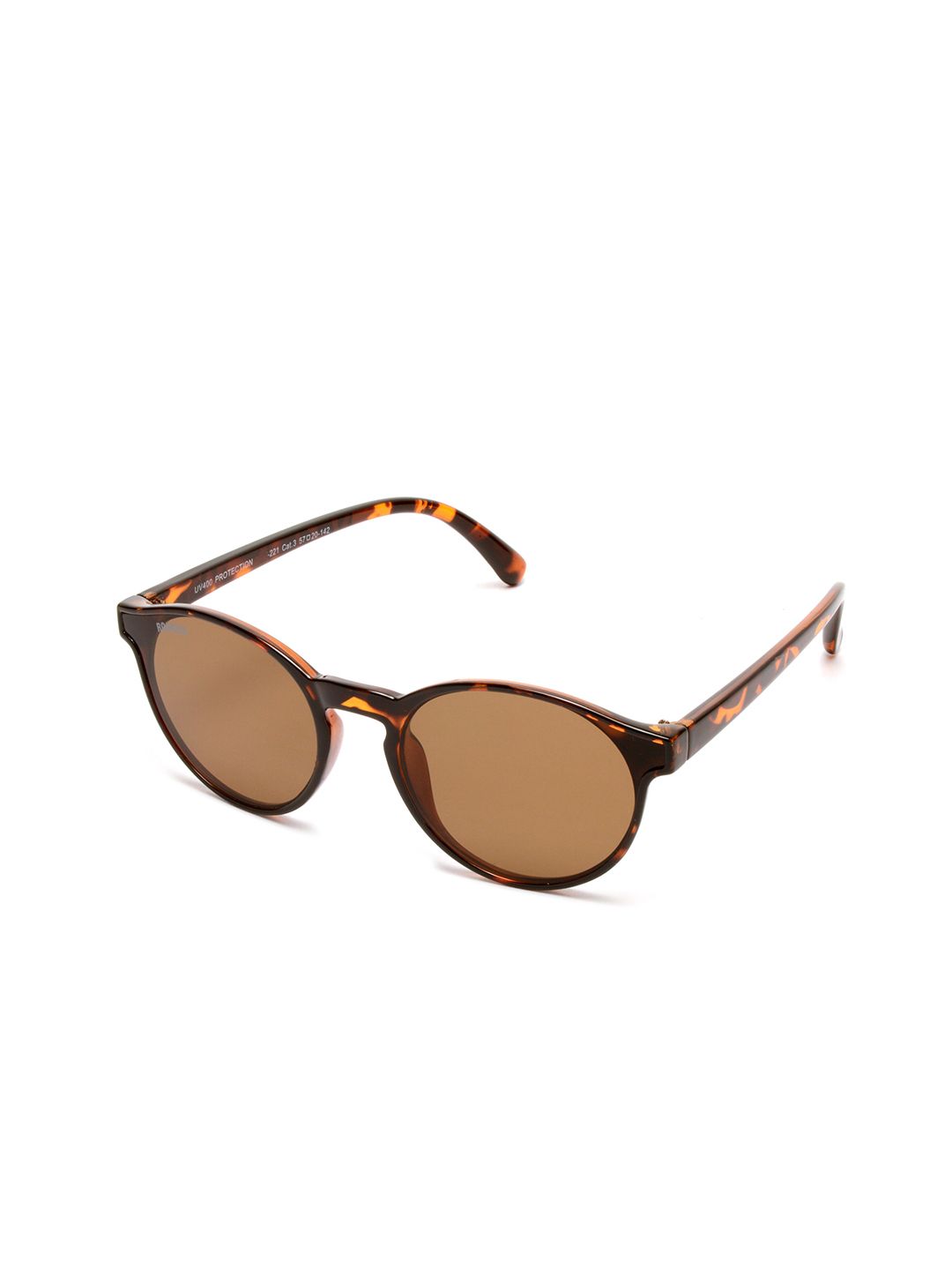 Roadies Unisex Brown Lens & Brown Round Sunglasses with UV Protected Lens RD-221-C1