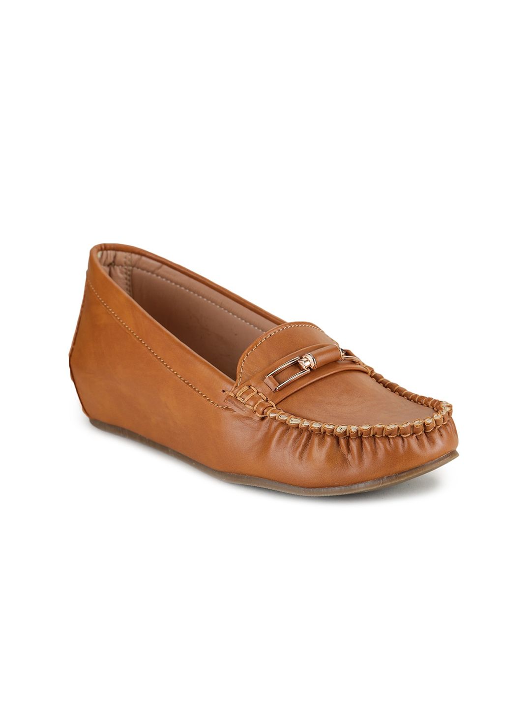 TRASE Women Tan Loafers Price in India