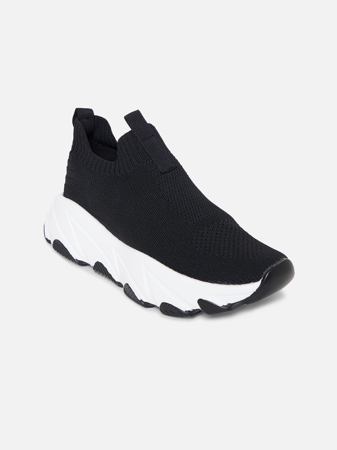 Call It Spring Women Black Solid Slip-On Sneakers Price in India