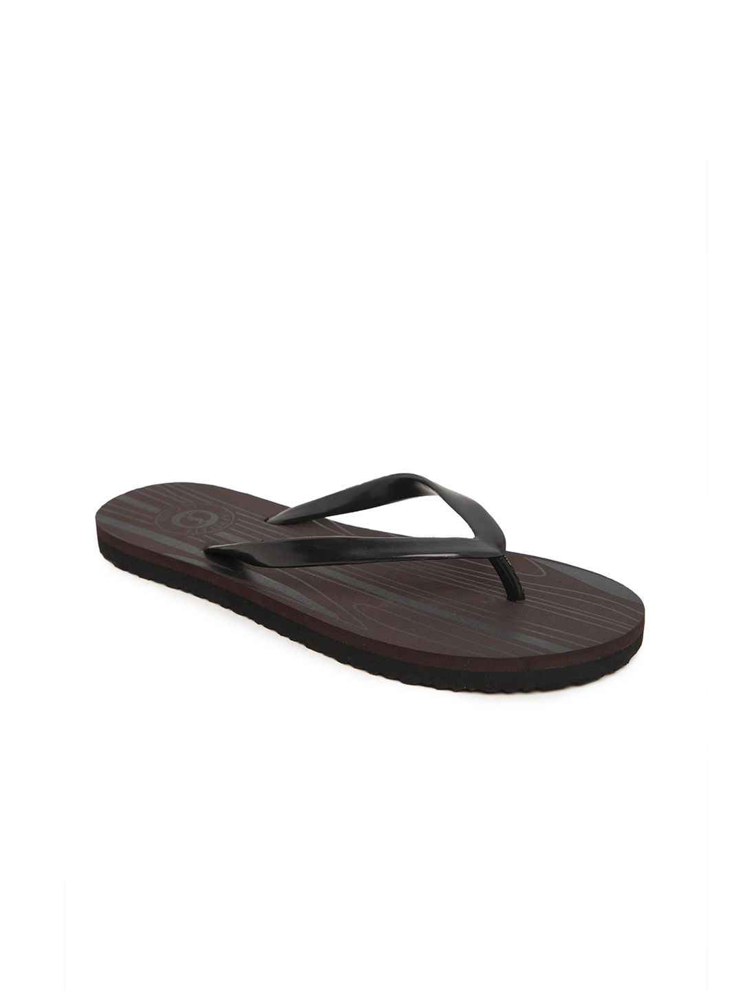 APPITITE Women Brown Printed Rubber Thong Flip-Flops Price in India