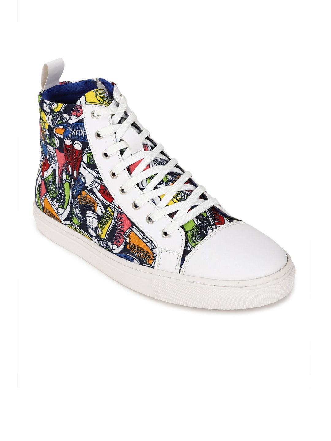 FOREVER 21 Women Multicoloured Printed PU Sneakers Price in India