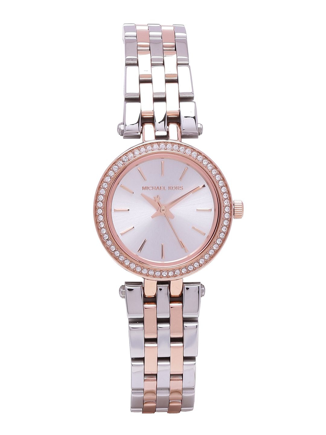 Michael Kors Women Silver-Toned Analogue Watch Price in India