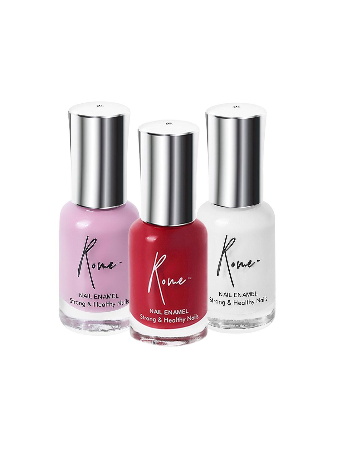 Rome Set of 3 Strong & Healthy Nail Enamel 8 ml each