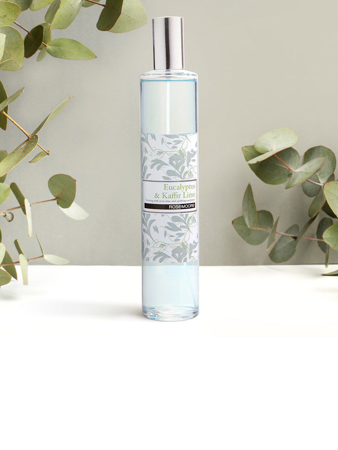ROSEMOORe Silver-Toned & Transparent Eucalyptus & Kaffir Lime Room Spray Air Freshener Price in India