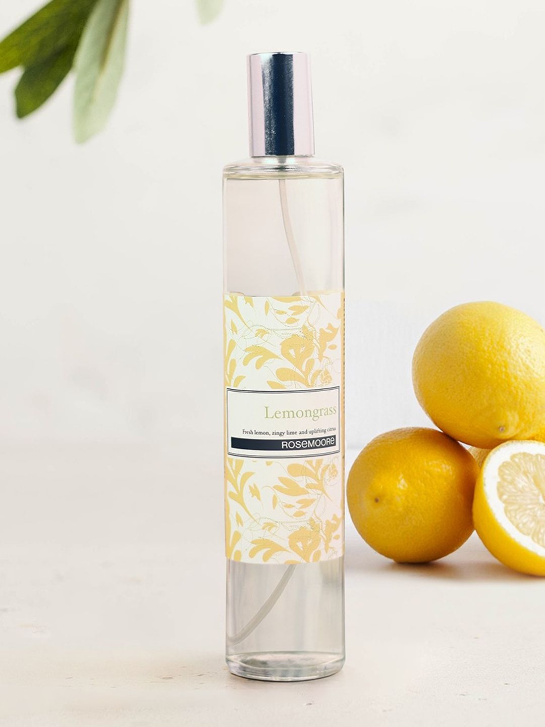 ROSEMOORe Yellow & Transparent Lemongrass Room Spray Air Freshener- 100 ml Price in India