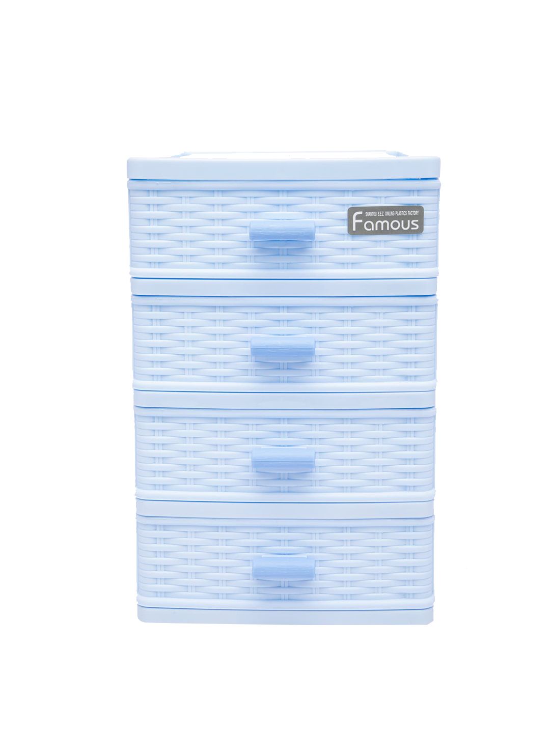 MARKET99 Blue Self Designed Plastic 4 Layer Drawer Organisers Price in India