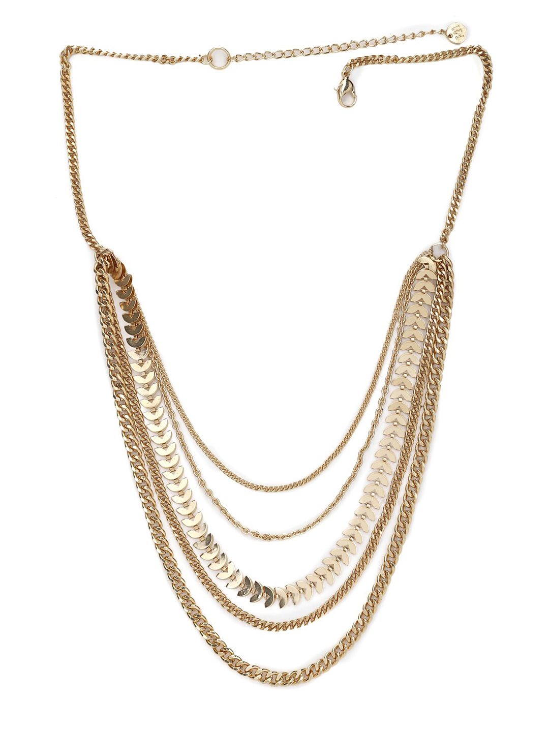 FOREVER 21 Gold-Toned Layered Chain Price in India