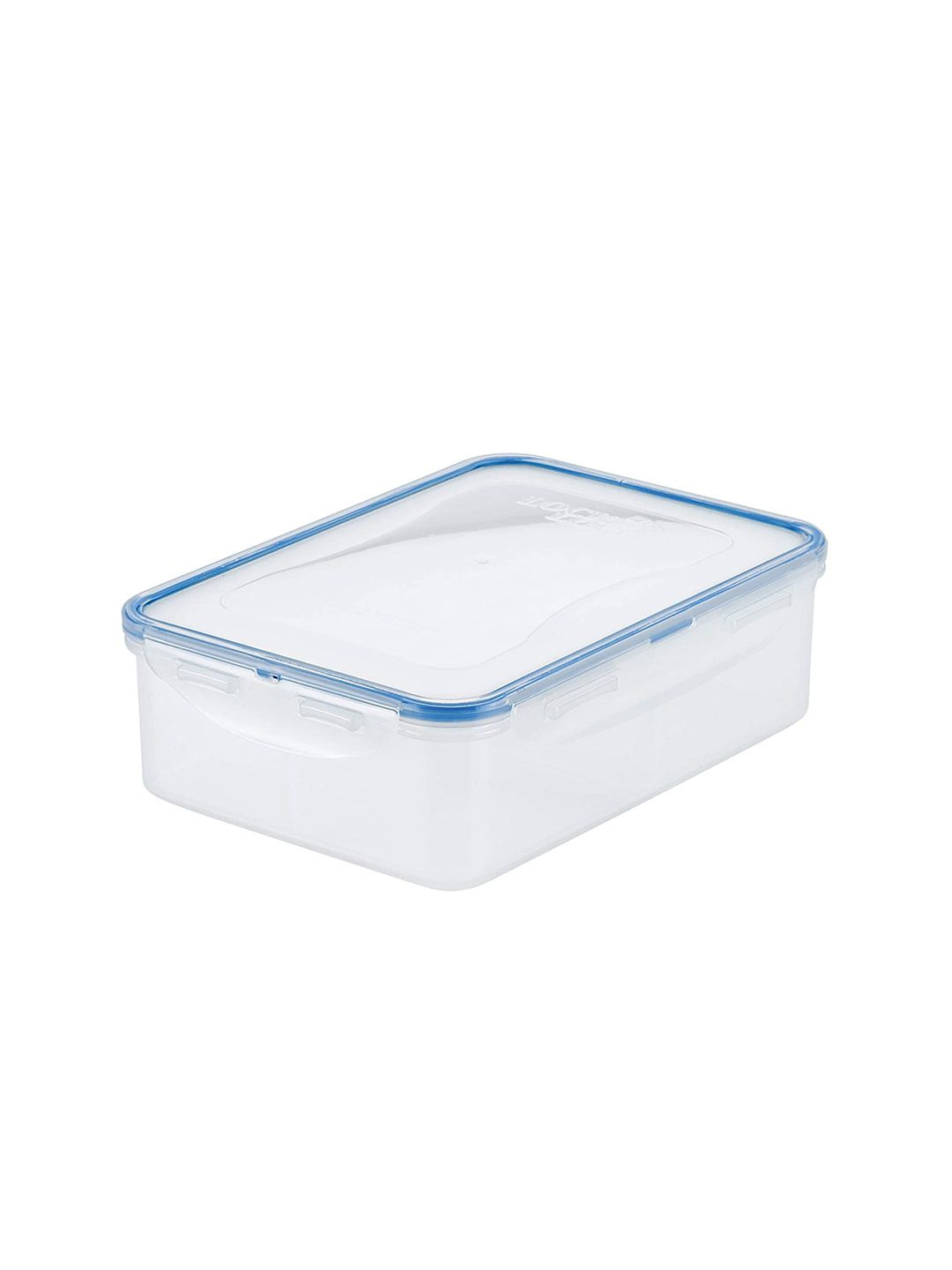 Lock & Lock Transparent & Blue Airtight Divided Food Storage Container with Leak Proof Lid Price in India