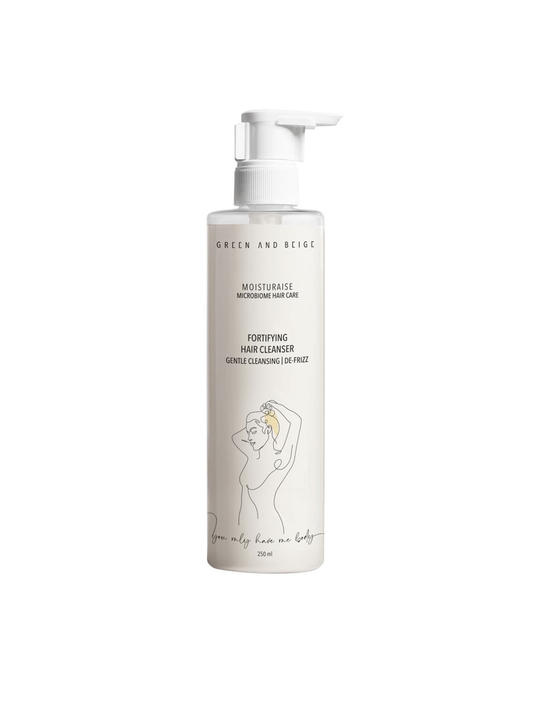 GREEN AND BEIGE Moisturaise Microbiome Hair Care Fortifying Hair Cleanser - 250 ml Price in India