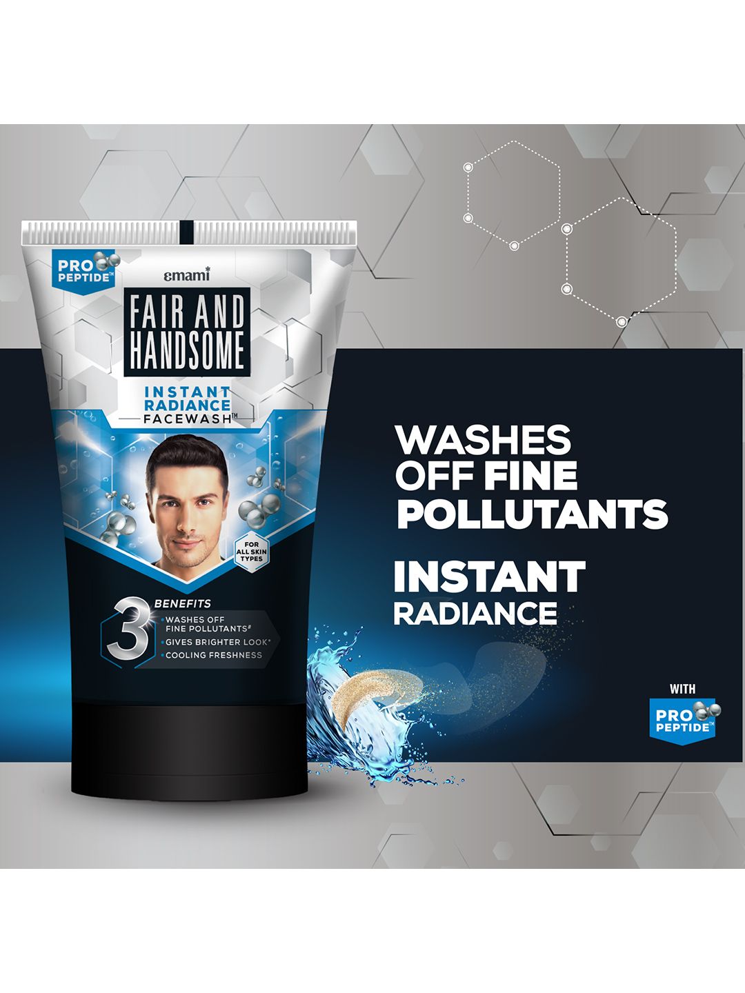 FAIR AND HANDSOME Instant Radiance Face Wash 100 g