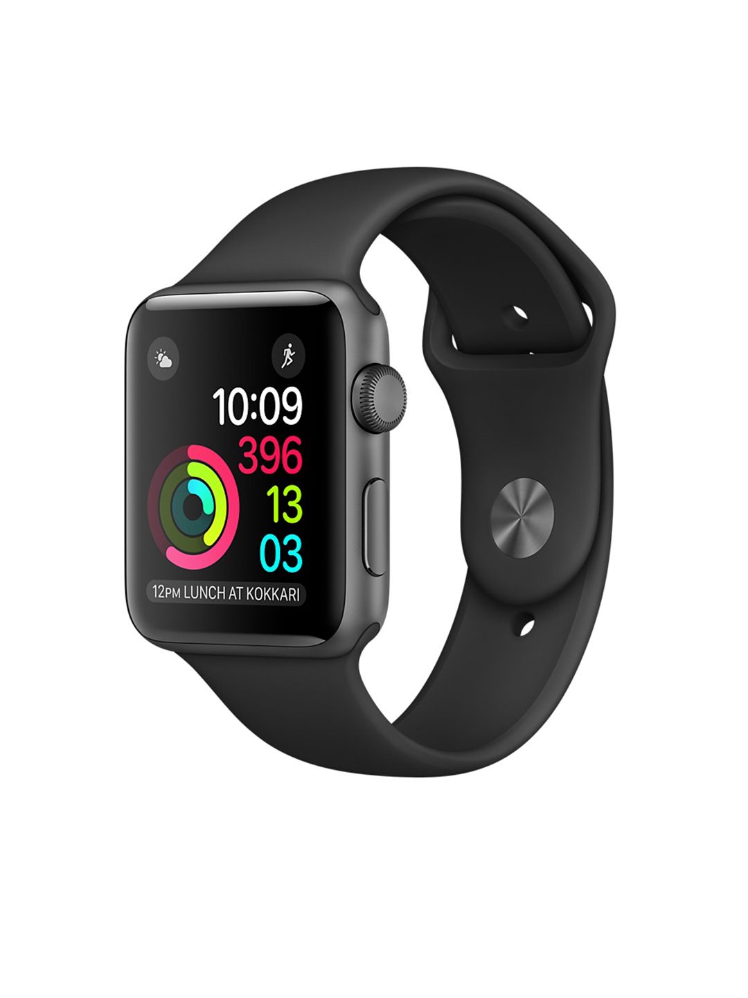 Buy Apple Series 1 Unisex Black 42 mm Smart Watch - Smart Watches