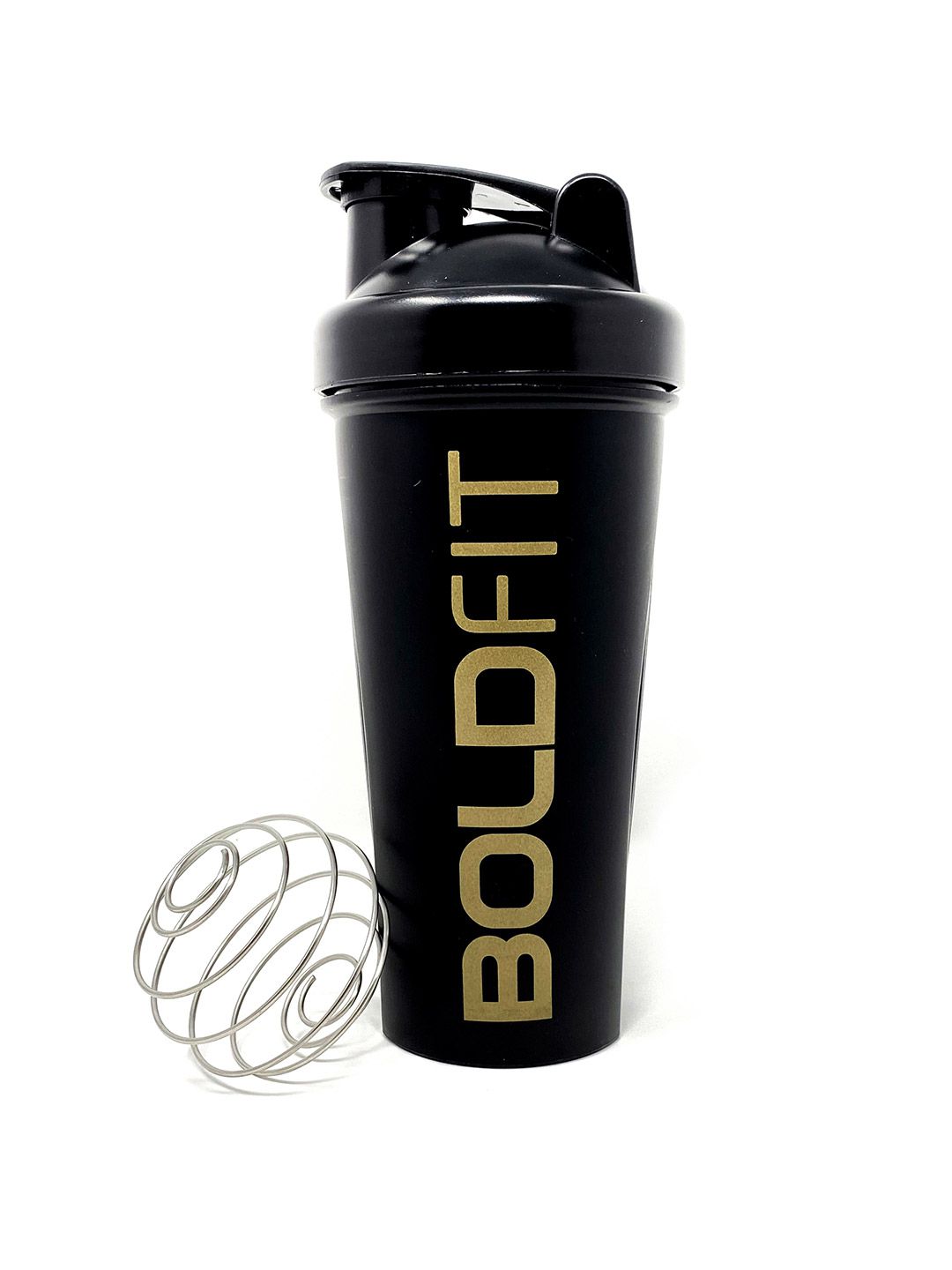 BOLDFIT Black Solid Gym Shaker For Protein Shake Sipper Water Bottle BPA Free Price in India