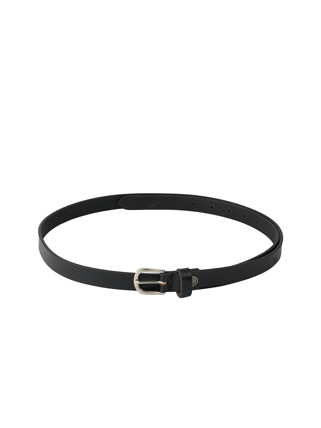 Style SHOES Women Black Solid Slim Belt Price in India