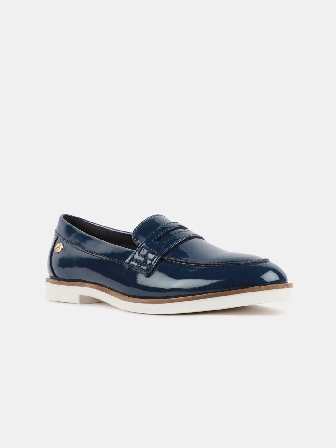 Carlton London Women Navy Navy Blue Loafers Price in India