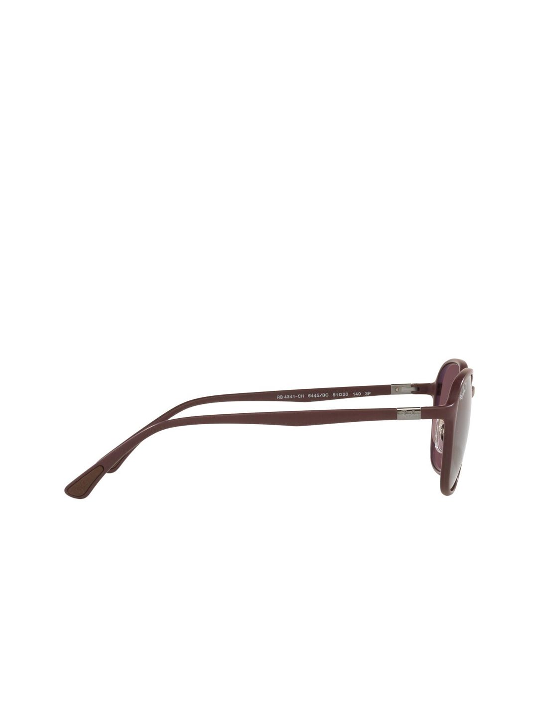 Buy Ray-Ban Unisex Burgundy Lens & Brown Square Sunglasses  display picture 3