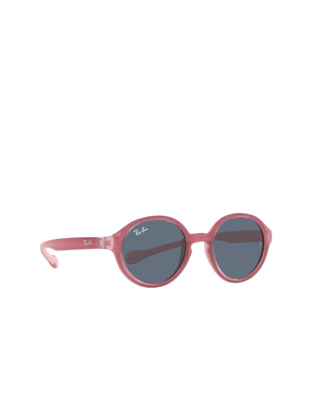 Ray-Ban Junior  Grey Lens & Pink Oversized Sunglasses with UV Protected Lens 8056597537865