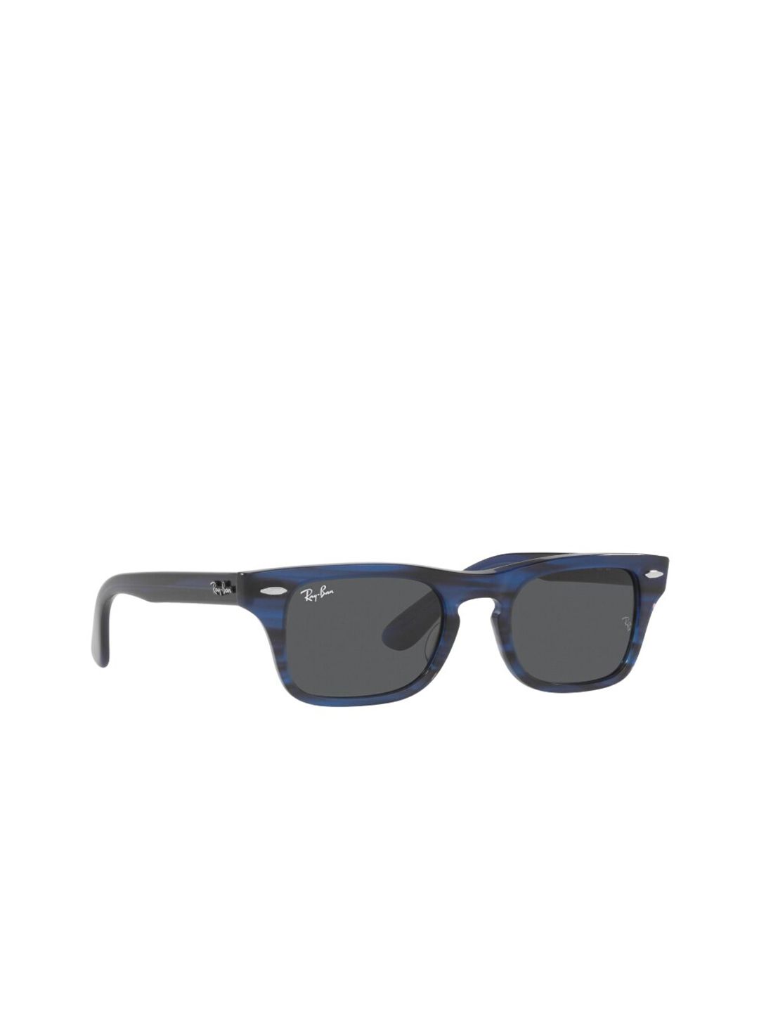 Ray-Ban Junior Unisex  Grey Lens & Blue Rectangle UV Protected Lens Sunglasses